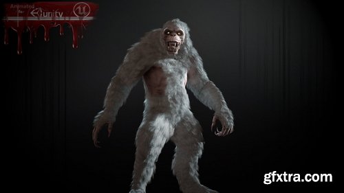 CGTrader - Mythical Yeti Low-poly 3D model