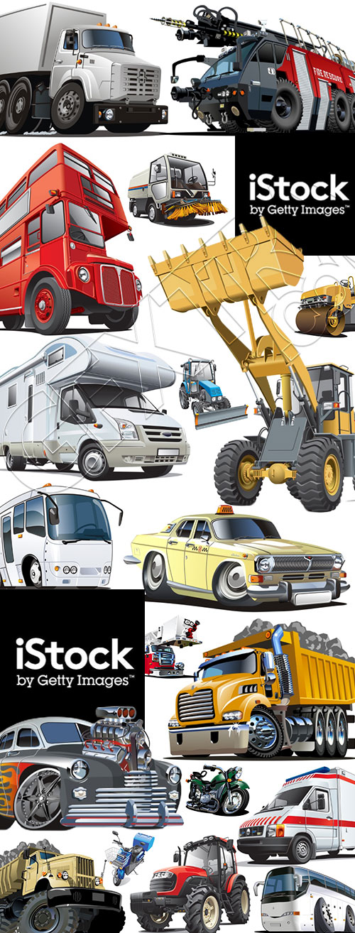 Cartoon Cars, Vehicles, Bikes, Planes, Busses 136xEPS Cartoon Cars, Vehicles, Bikes, Planes, Busses 136xEPS