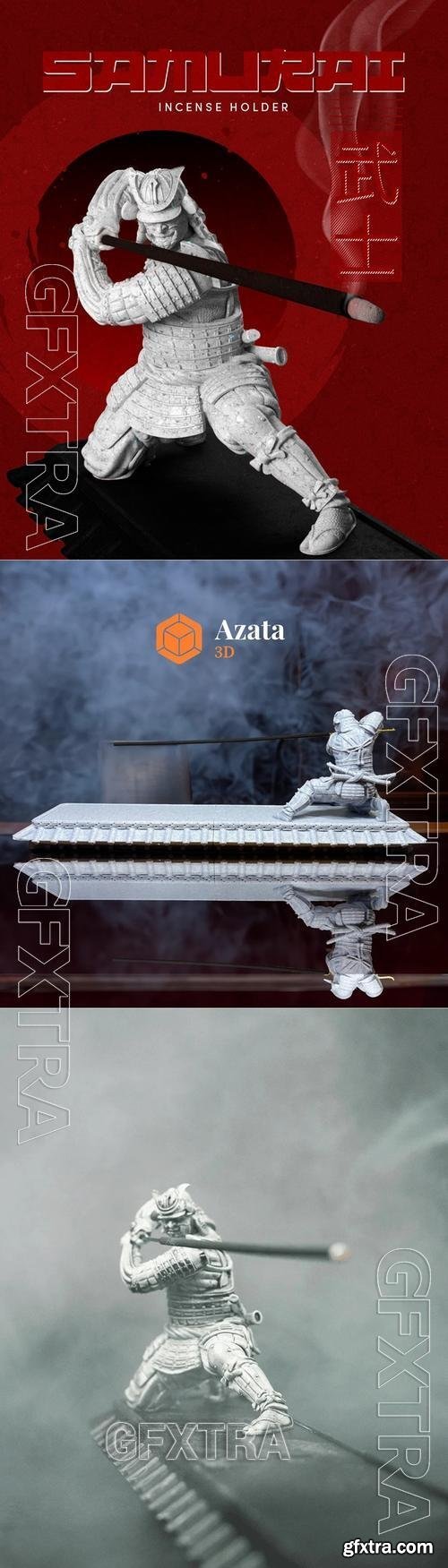 Samurai Incense Holder – 3D Print Model