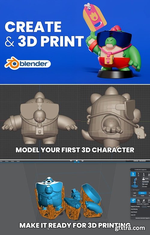 Superhivemarket - Create and 3D Print Your First Character in Blender