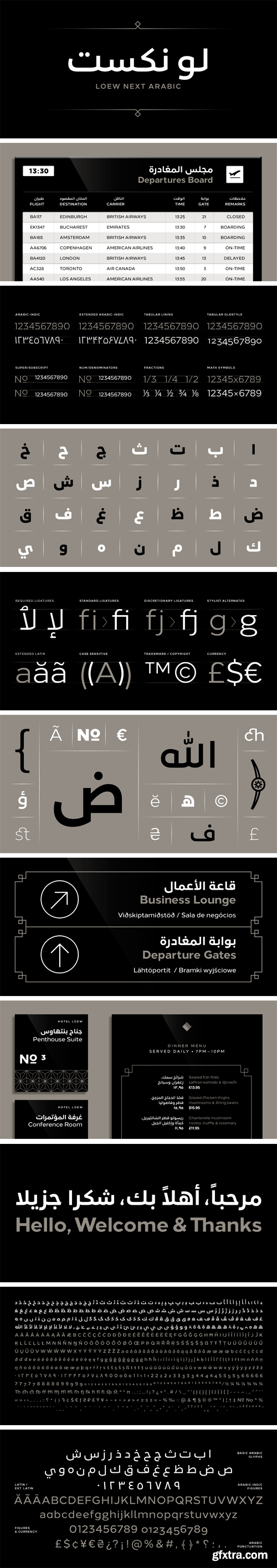 Loew Next Arabic Font Family