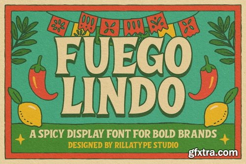CreativeMarket - Fuego Lindo Font