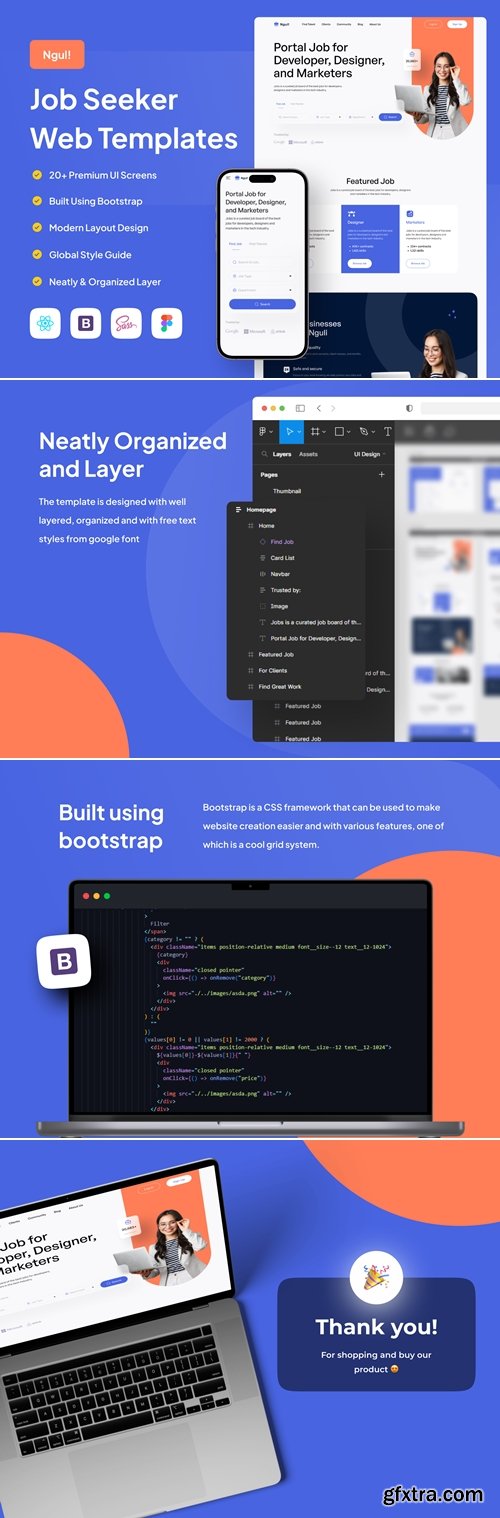 Ngul! - Job Seeker Web Templates