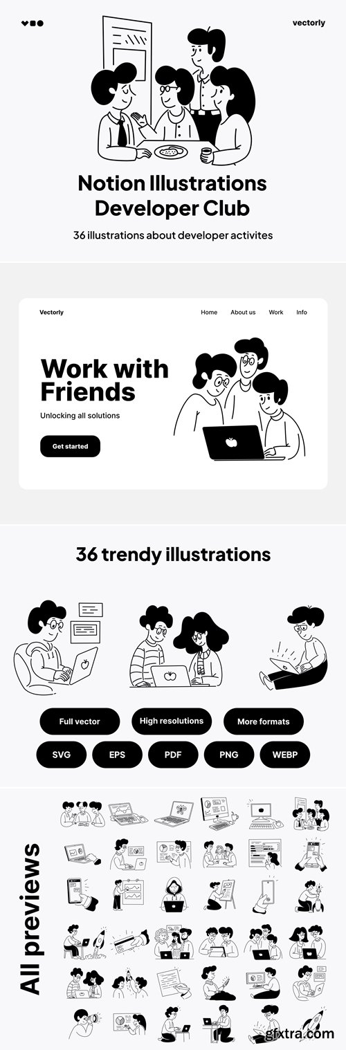 Notion Illustrations - Developer Club