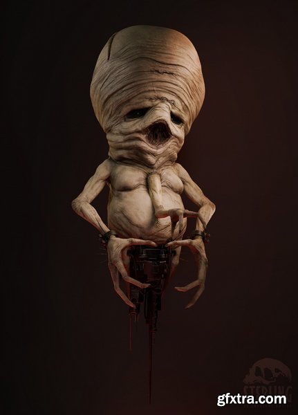 Artstation - Sterling Thompson - NIHILANTH Blender Model