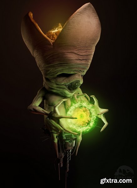 Artstation - Sterling Thompson - NIHILANTH Blender Model