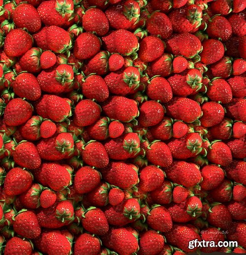 Artstation - Tyler Smith - Material Creation for Zbrush users!: Strawberries