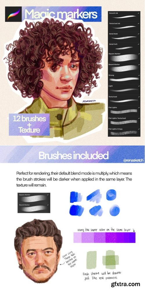 The Magic Markers For PROCREATE