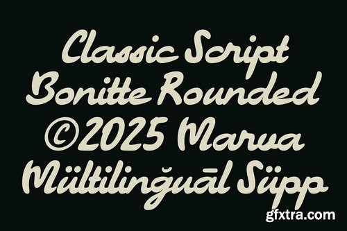 CreativeMarket - Bonitte - Classic Script