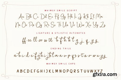Whimsy Smile Quirky Handwritten Script Font