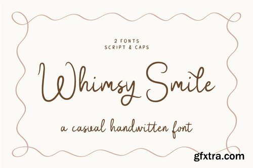 Whimsy Smile Quirky Handwritten Script Font