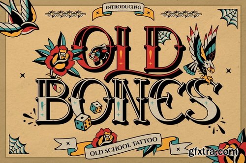 CreativeMarket - Oldbones Font