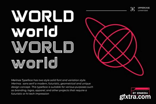 CreativeMarket - Merinos Unique Modern Sans Serif