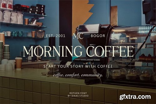 CreativeMarket - Rothen Aesthetic Serif Font