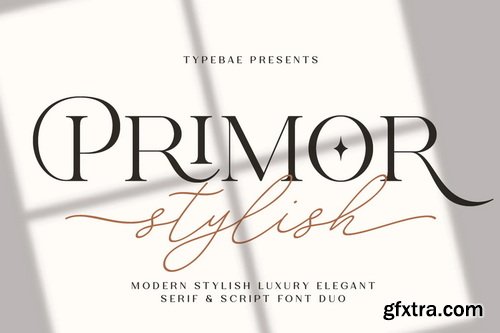 Primor Stylish Luxury Serif & Script Font