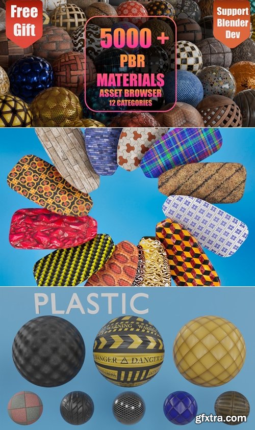 5000+ PBR Asset Browser V3 update for Blender