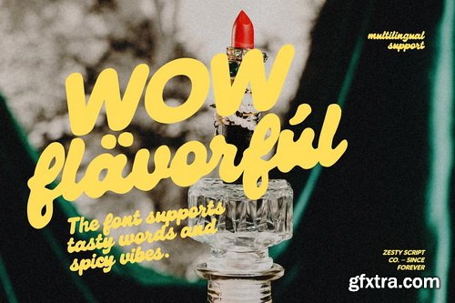 CreativeMarket - Zesty Scribs A Playful Script Font