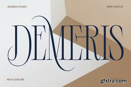 CreativeMarket - Demeris Modern Refined Serif