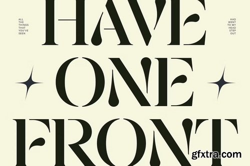 CreativeMarket - Fanquise Luxury Stencil Serif Font