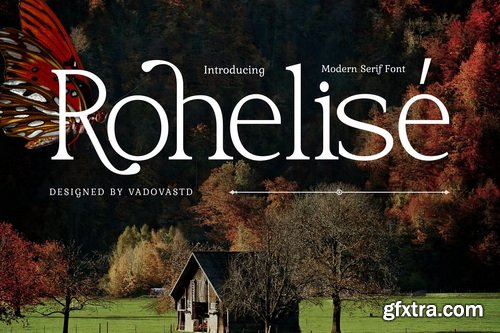 CreativeMarket - Rohelise Modern Serif Font