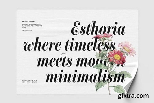 CreativeMarket - Esthoria Modern Elegant Serif