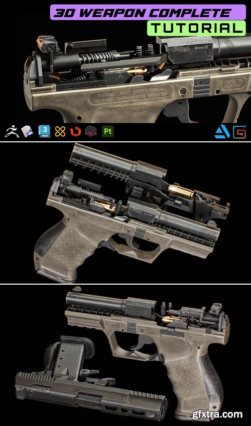 Gumroad - 3D Weapon Tutorial for Portfolio Gumroad - 3D Weapon Tutorial for Portfolio