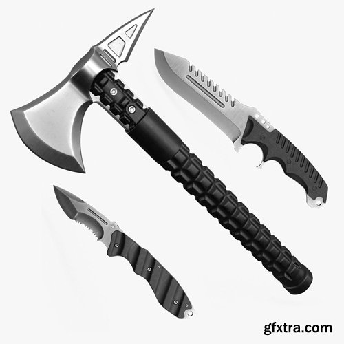 CGTrader - Combat Tactical Collection Low-poly 3D model