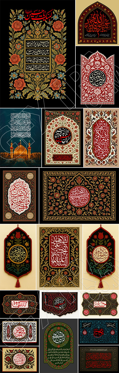 25 Moharam PSD Templates for Shiite Muslims 25 Moharam PSD Templates for Shiite Muslims