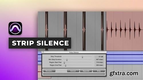 Puremix - Strip silence in Pro Tools