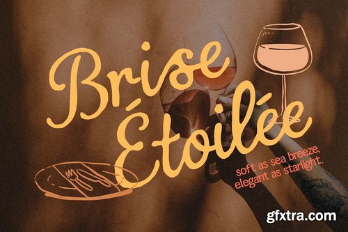 CreativeMarket - Brise Etoilee Elegant Script Font