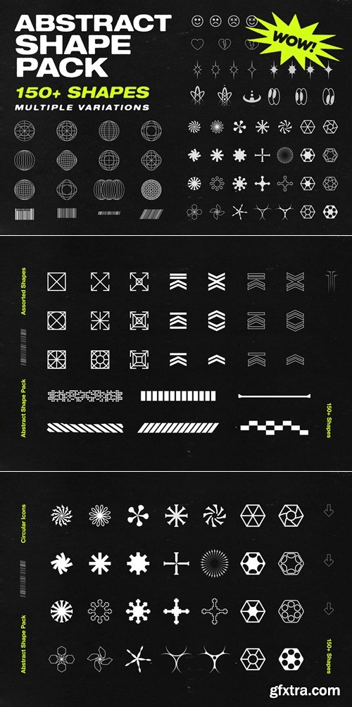 Gumroad - Abstract Shape Pack | 150+ Icons
