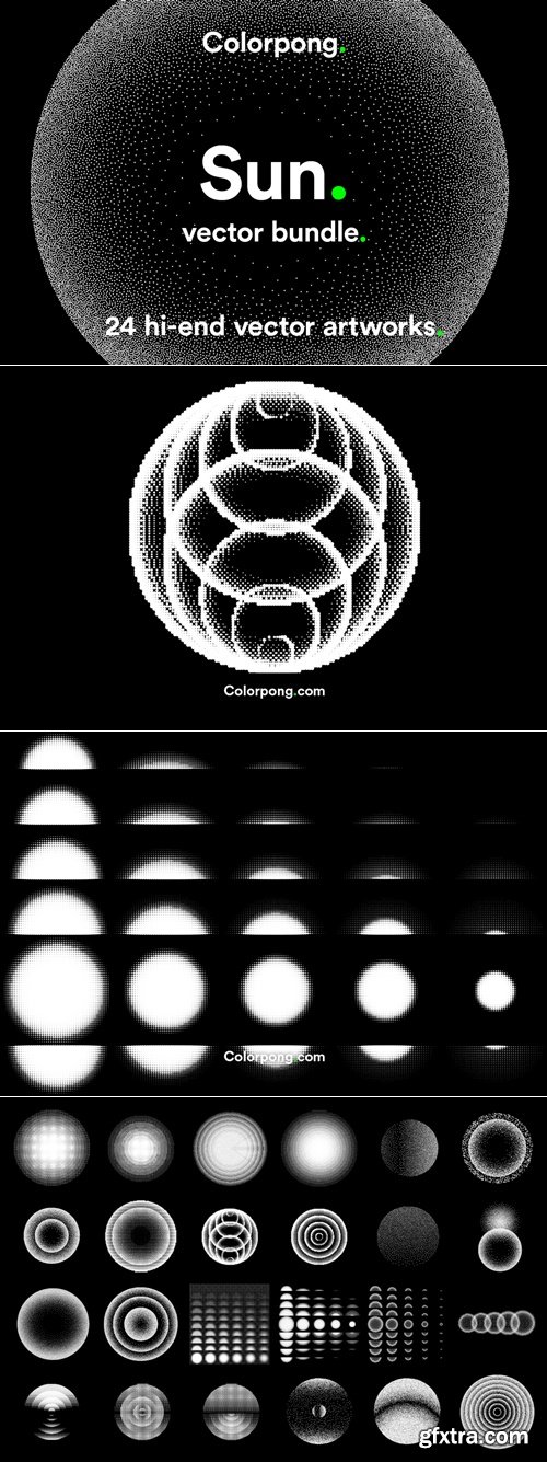 CreativeMarket - Sun Vector Bundle 1269012