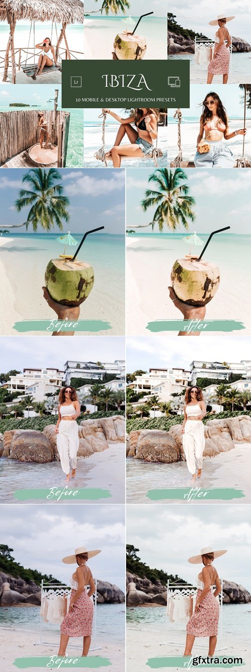 MePresets - Ibiza Summer Lightroom Presets