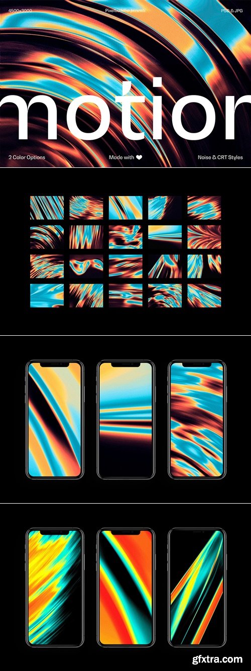 CreativeMarket - Motion Energy Gradient Textures 285354342