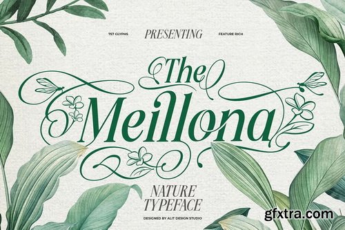 CreativeMarket - Meillona Elegant Nature Typeface
