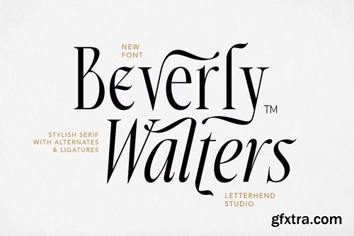 CreativeMarket - Beverly Walters Stylish Serif