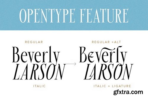 CreativeMarket - Beverly Walters Stylish Serif