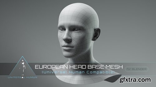 Universal Human - European Head Base Mesh v3.0