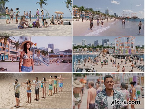 Superhivemarket - Summer Pack - People Set Superhivemarket - Summer Pack - People Set