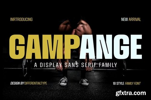 CreativeMarket - Gampange Modern Sans Family
