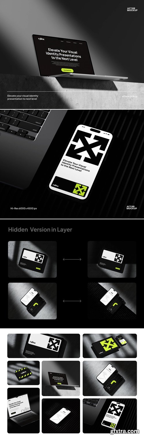 Rylinx Device Mockups - 08 premade device mockup scenes