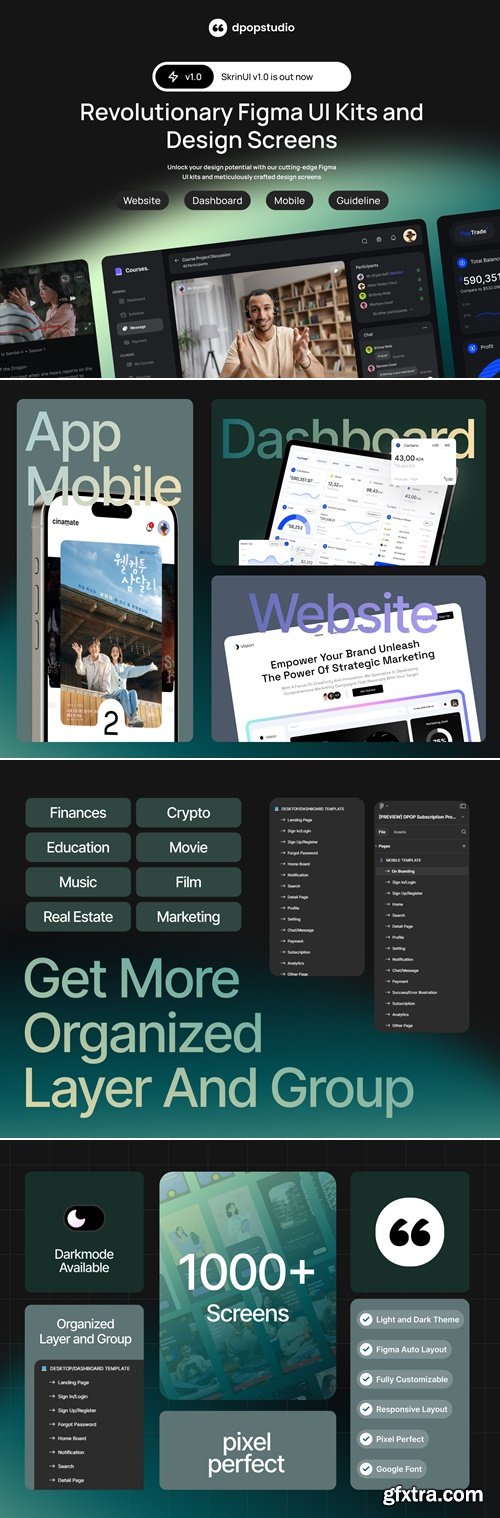 SkrinUI - 1000+ Screen UI All Purpose