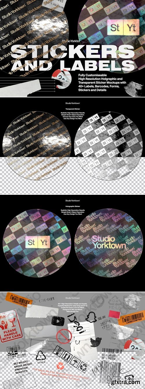 CreativeMarket - Stickers and Labels Collection 4095841