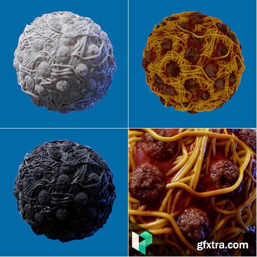 Gumroad - Levelup Digital - Substance Designer Spaghetti & Meatballs | Daniel Thiger