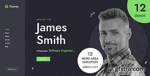 Themeforest - Thames - One Page Personal Portfolio Html Template 51215700 v2.2.0