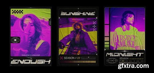 Pixflow - Acid Retro Posters