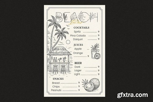 Tropic Summer Botanical Luxury Display Font