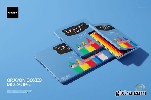 Creatsy - Crayon Boxes Mockup 2133449045