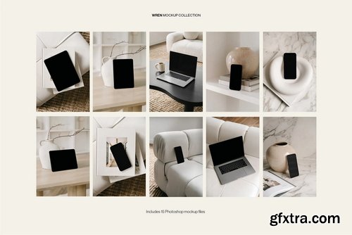 Moyo Studio - Wren Device Mockup Bundle Moyo Studio - Wren Device Mockup Bundle