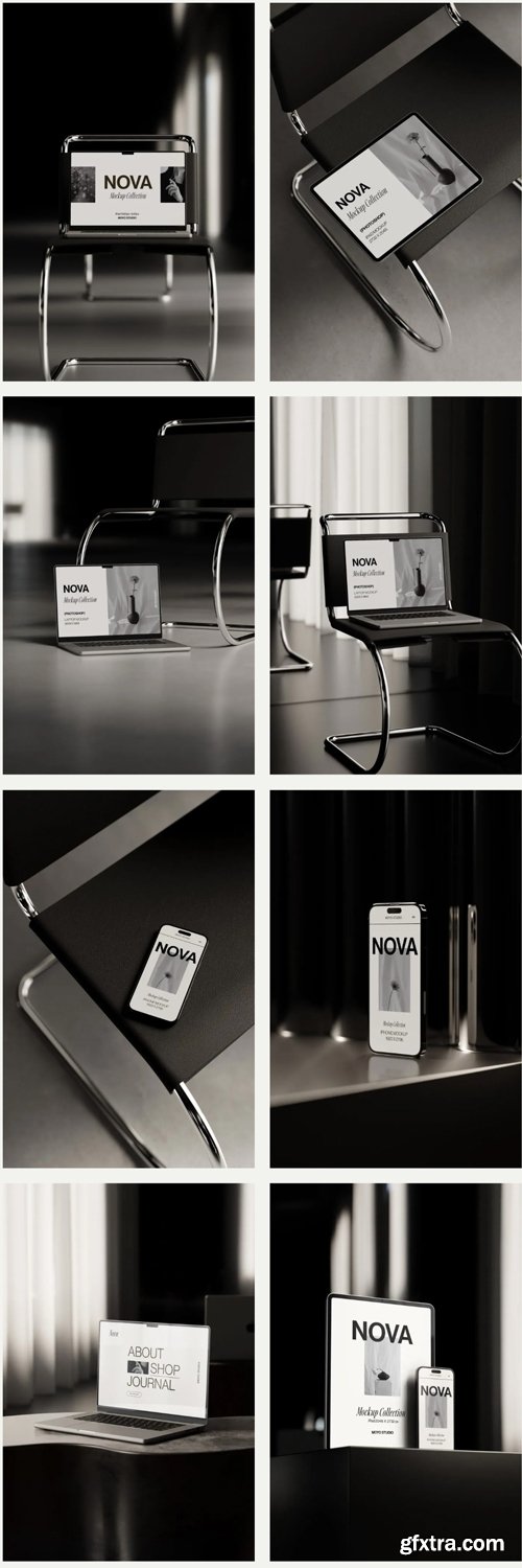 Moyo Studio - Nova Device Mockup Bundle Moyo Studio - Nova Device Mockup Bundle